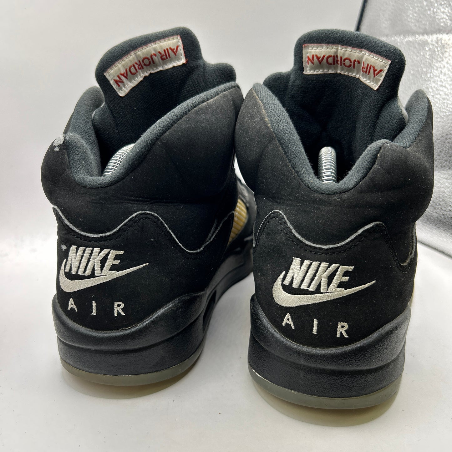 Air Jordan Black Metallic 5 (UK 7.5)
