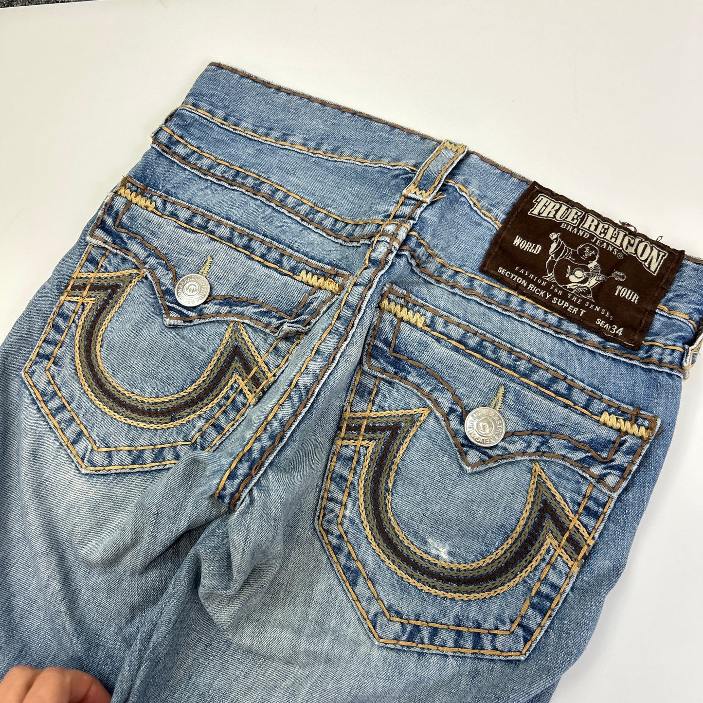 True Religion Big Stitch Jorts (29)