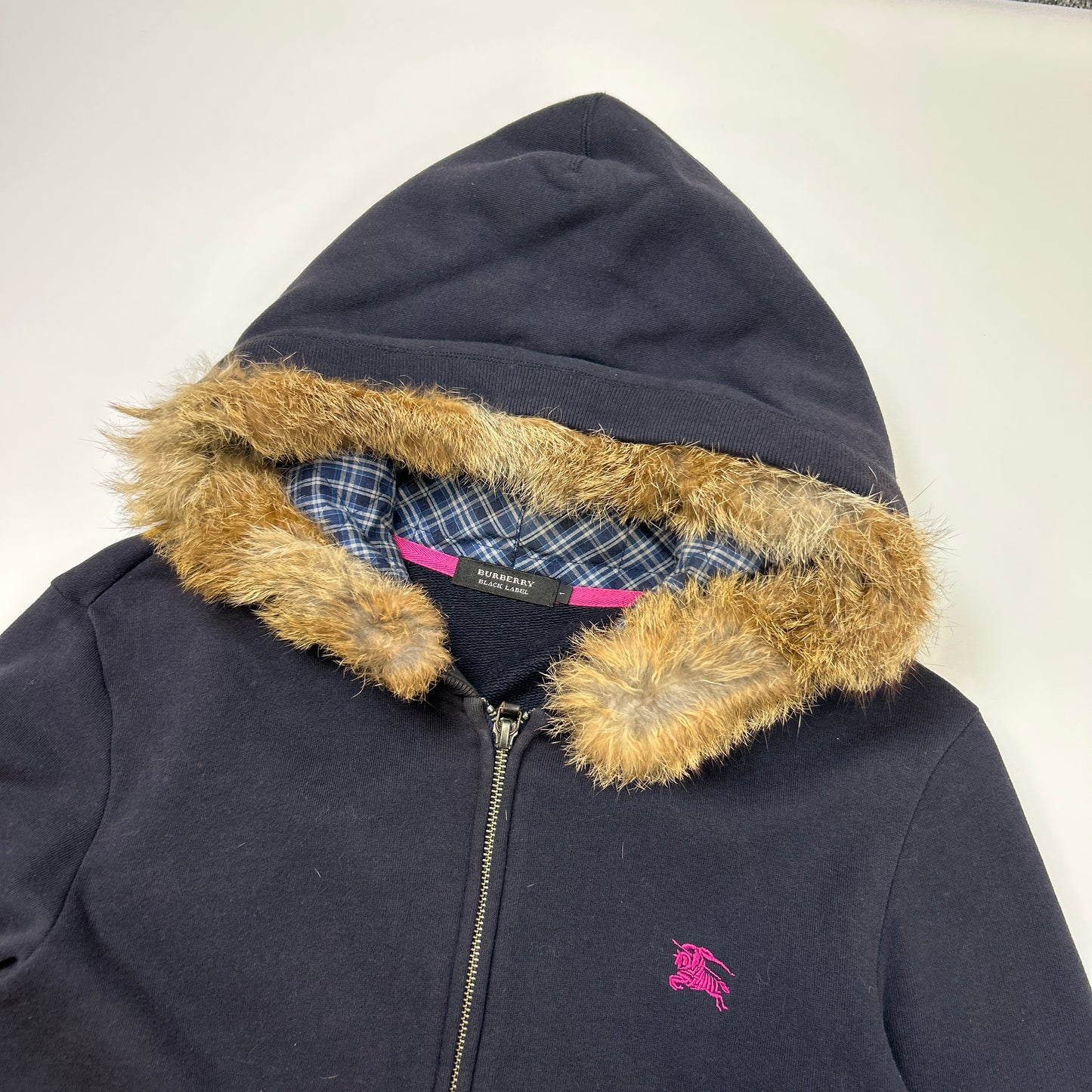 Burberry Fur Hoodie (XS)