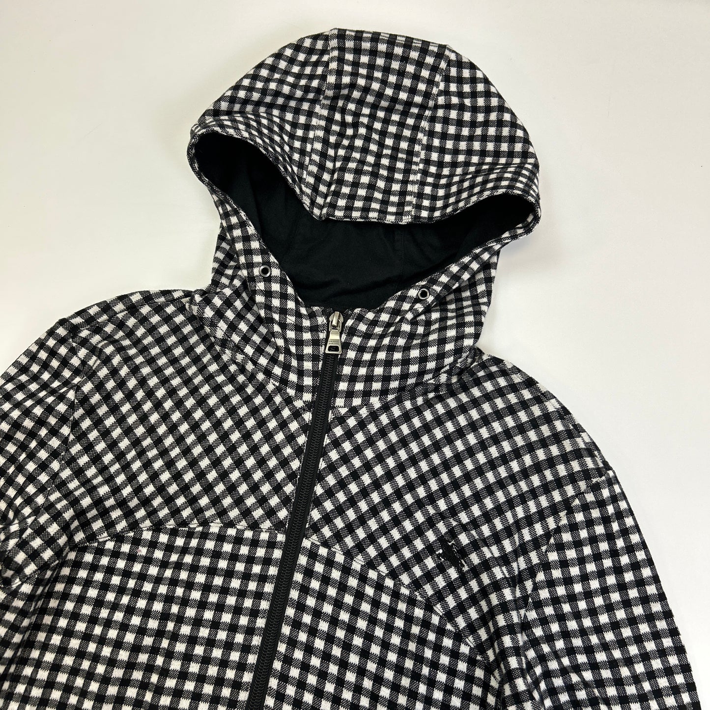 Burberry Plaid Hoodie (S)