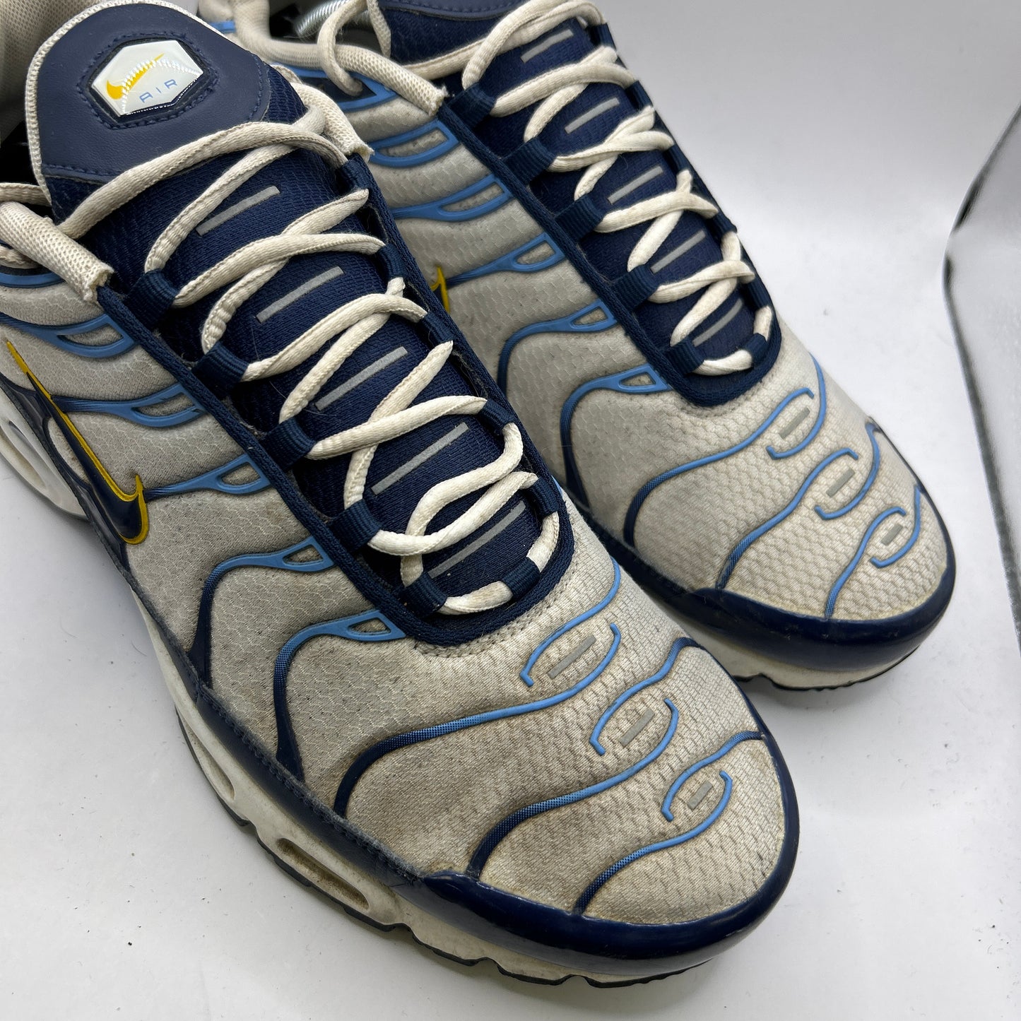 Nike White Navy Gold Tn (UK 11)