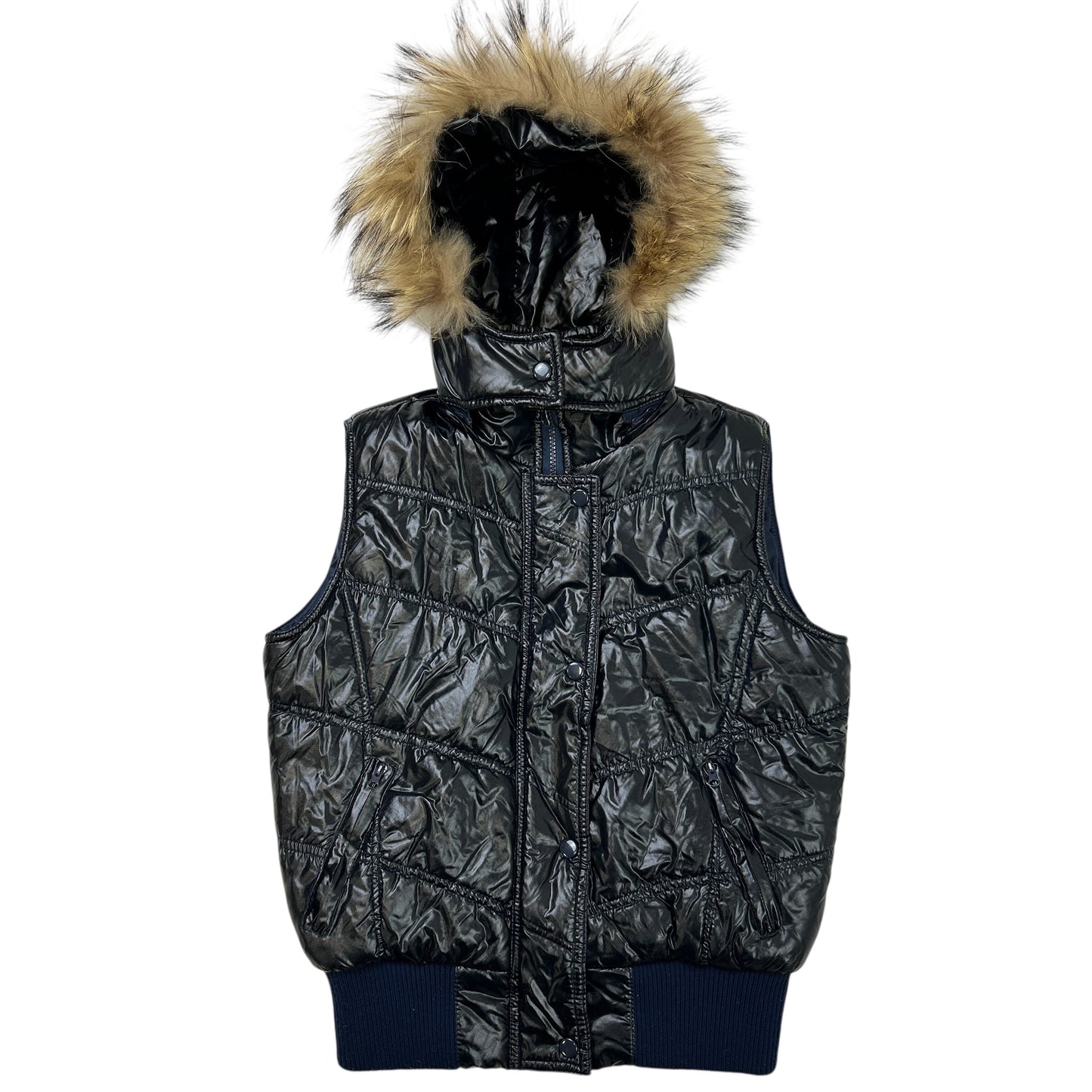 Japanese 00s Fur Gilet (L)