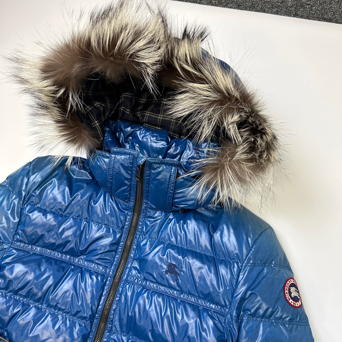 Burberry Fur Puffer (M)