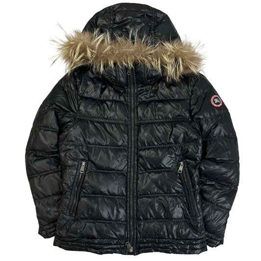 Burberry Fur Puffer (M)