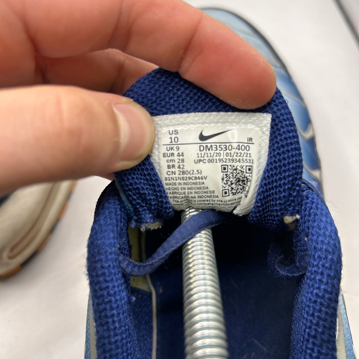 Nike Blue Void Laser Orange Tn (UK 9)