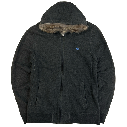 Burberry Fur Hoodie (M)
