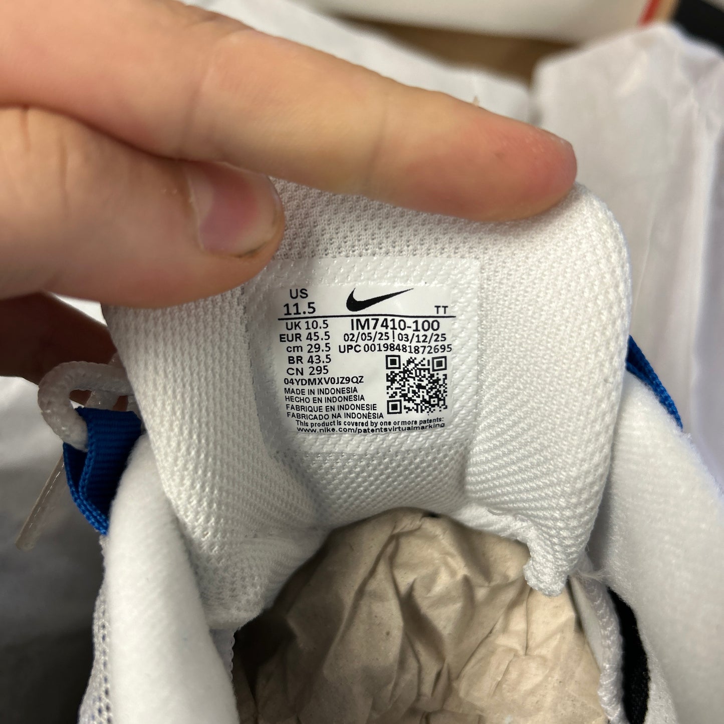 Nike Blue Spark 95s (UK 10.5)