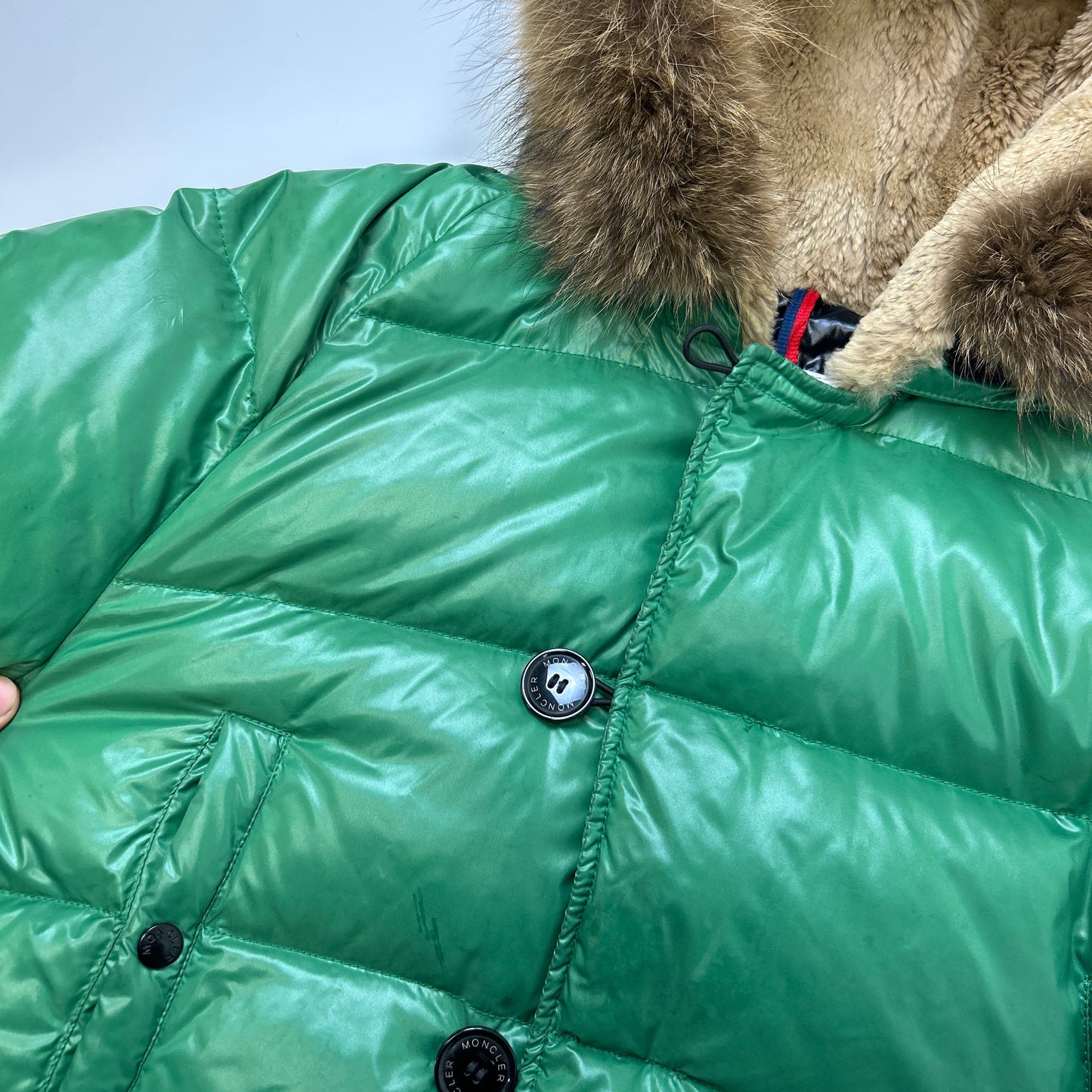 Moncler Bulgarie Fur Puffer (M)