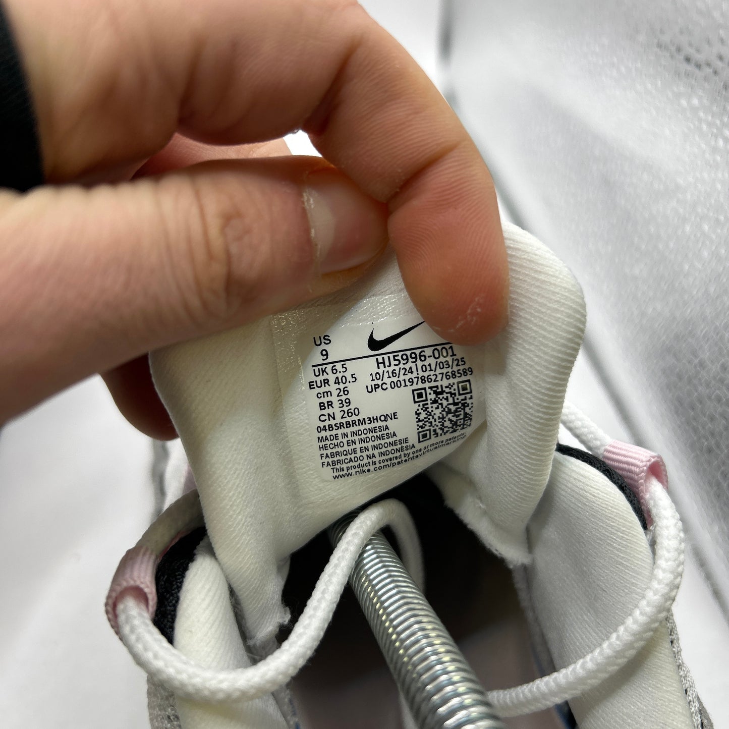 Nike Pink Foam Big Bubble 95s (UK 6.5)