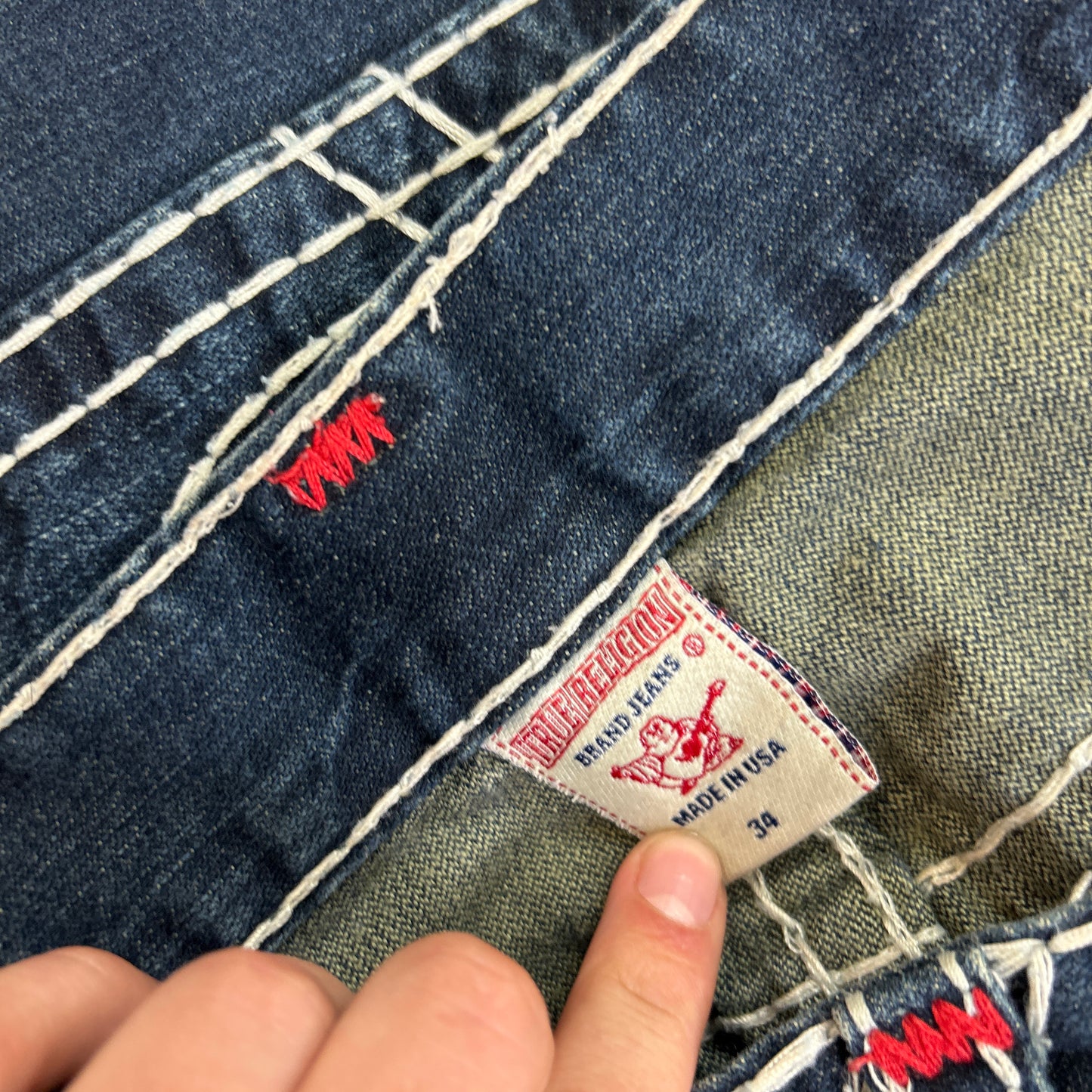 True Religion Big Stitch Jeans (34)