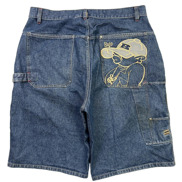 Denim baggy gurkha baker jorts – YZ