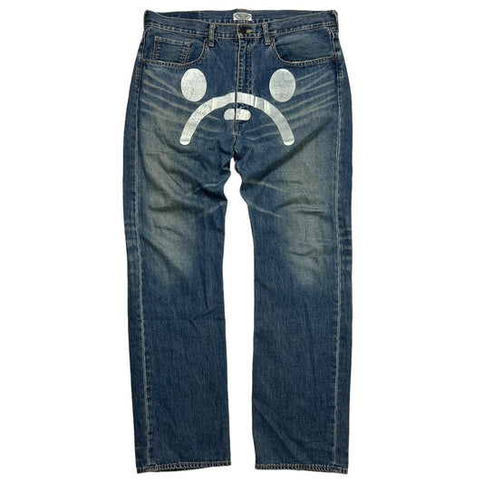 Bape Sad Face Jeans (36)