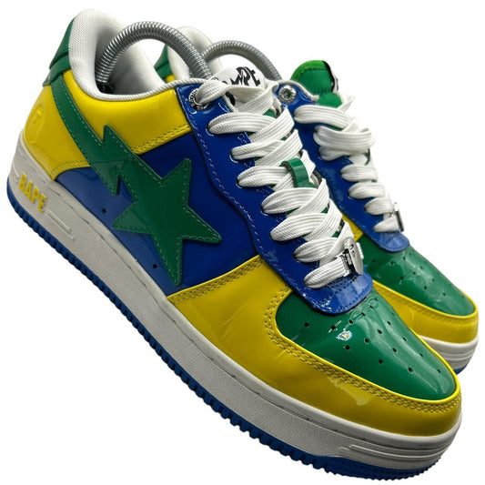 Bapesta Yellow Green Blue (UK 7.5)