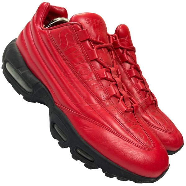 シューズ supreme nike air max 95 lux red 27.5 Supreme Nike Lux 95s (UK 7.5)