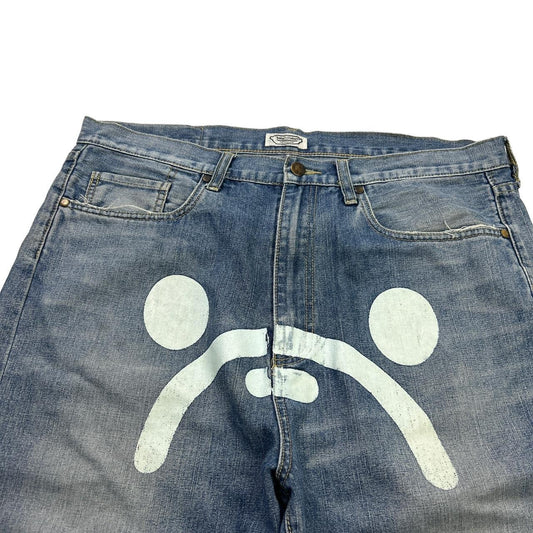 Bape Sad Face Jeans(36")