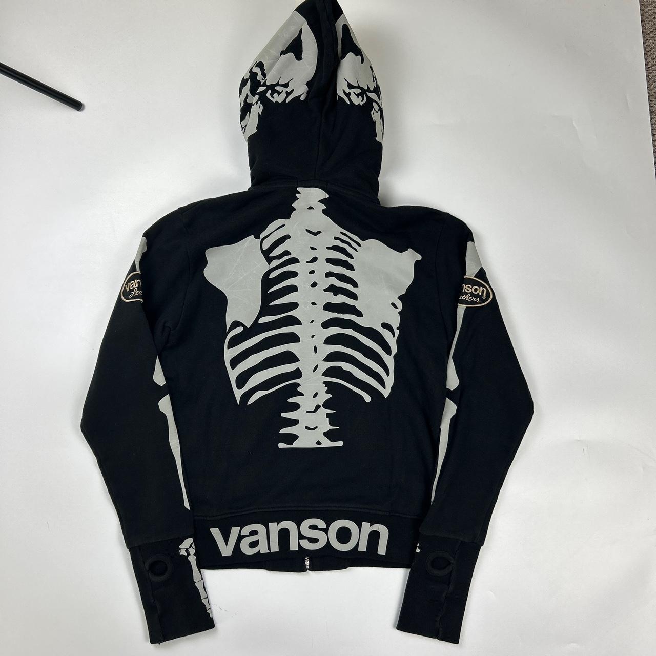 Vanson Skeleton Hoodie (M)