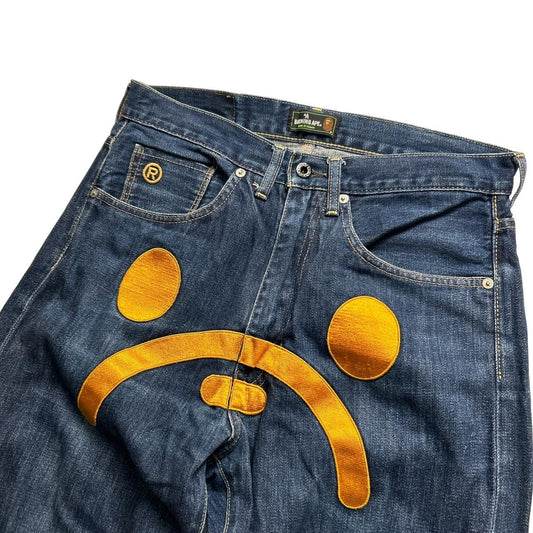 Bape Sad Face Jeans (34")