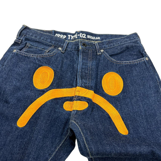 Bape Sad Face Jeans (34")