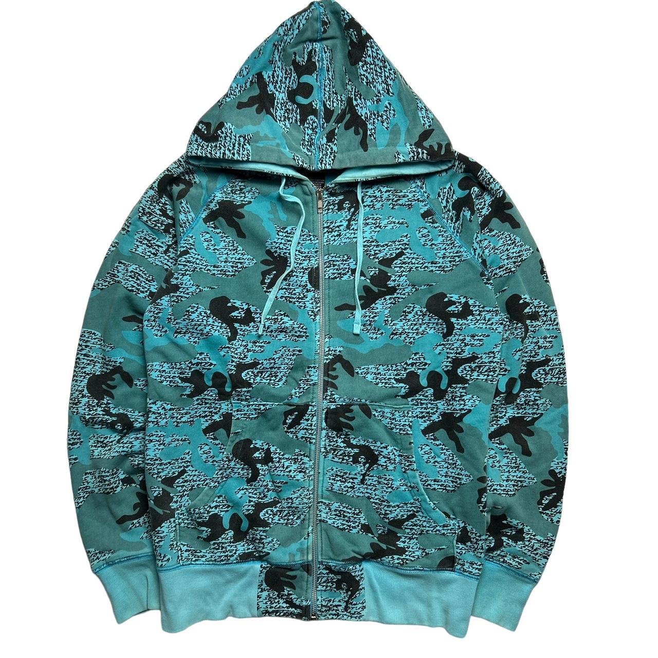 Stussy Zip Up Hoodie  (M)